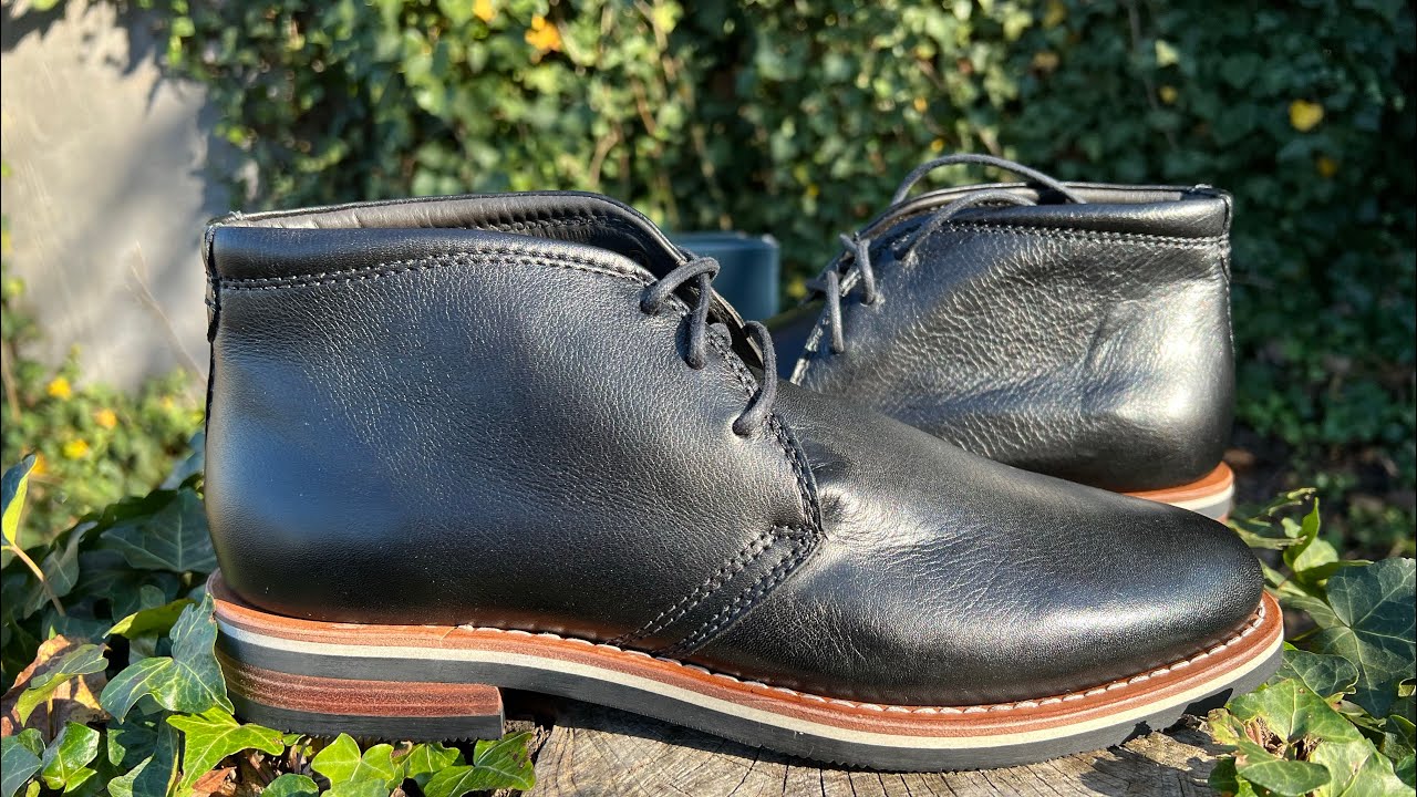 Helm Hynes Boot in Black Neymar Leather!!!!