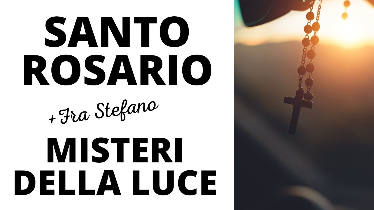 🔵 Santo Rosario 🌹 MISTERI DELLA LUCE (LUMINOSI) Giovedì