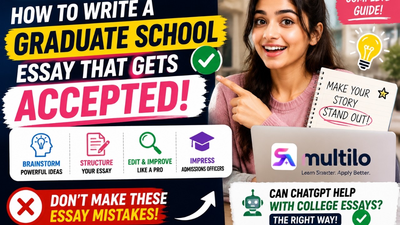 Graduate Admission Essay Help | How to Write a Graduate School Essay That Gets Accepted