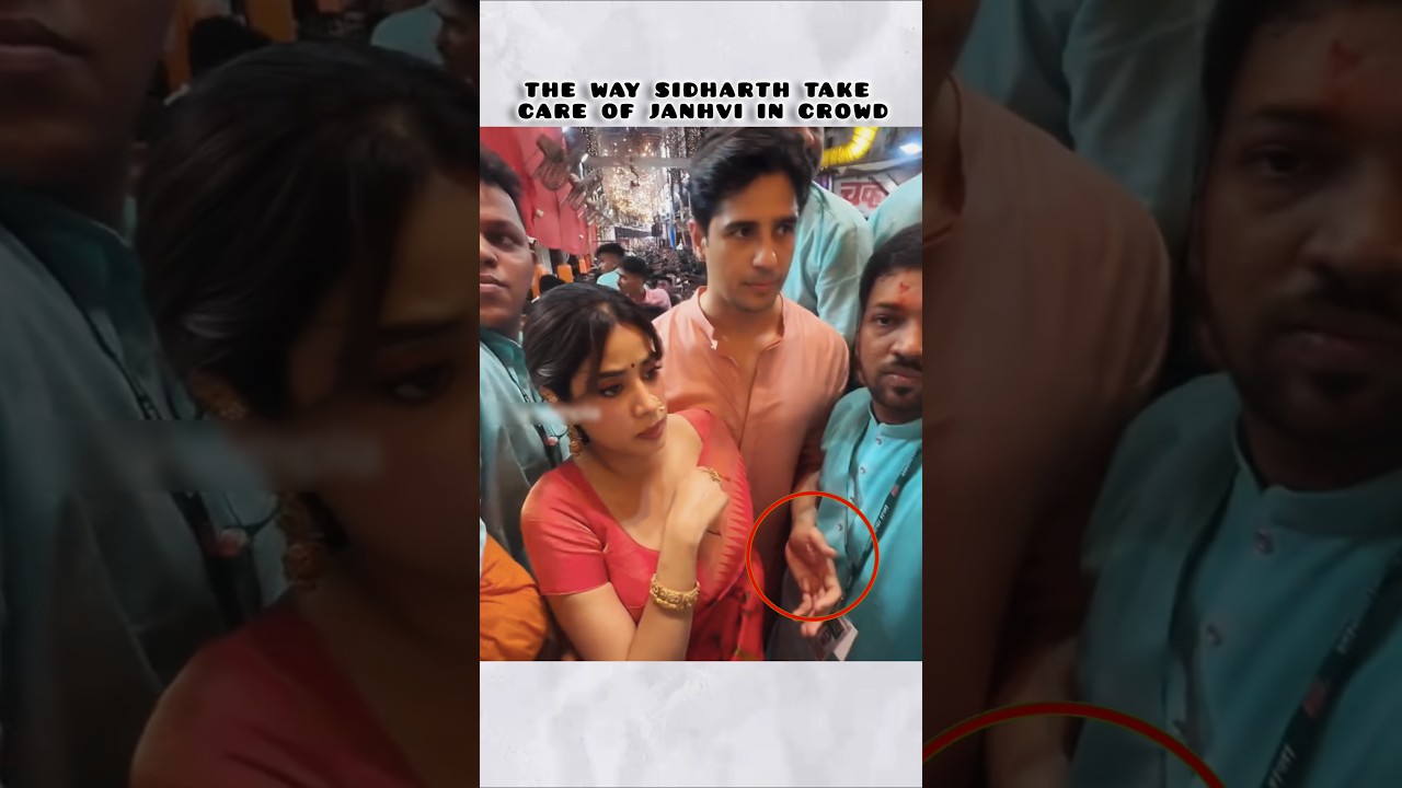 Gentleman For A Reason 🛐 #janvi #janvikapoor #siddharthmalhotra #trending