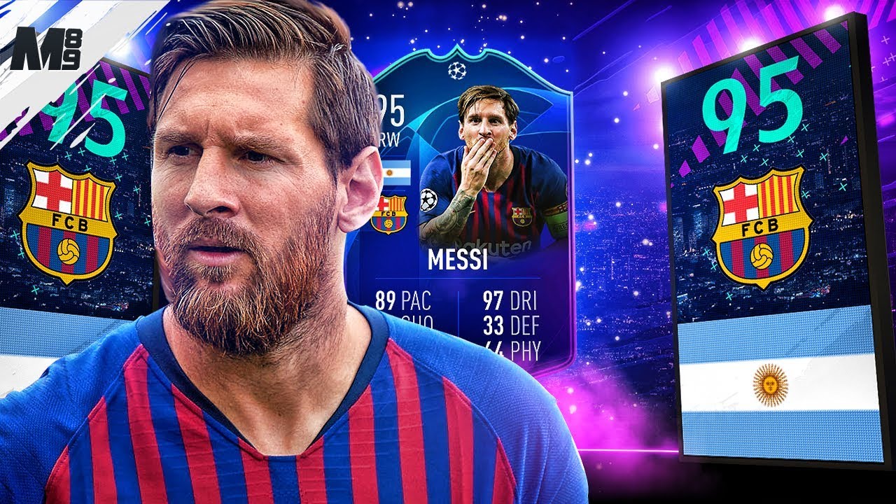 FIFA 19 TOTGS MESSI REVIEW | 95 TOTGS MESSI PLAYER REVIEW | FIFA 19 ULTIMATE TEAM