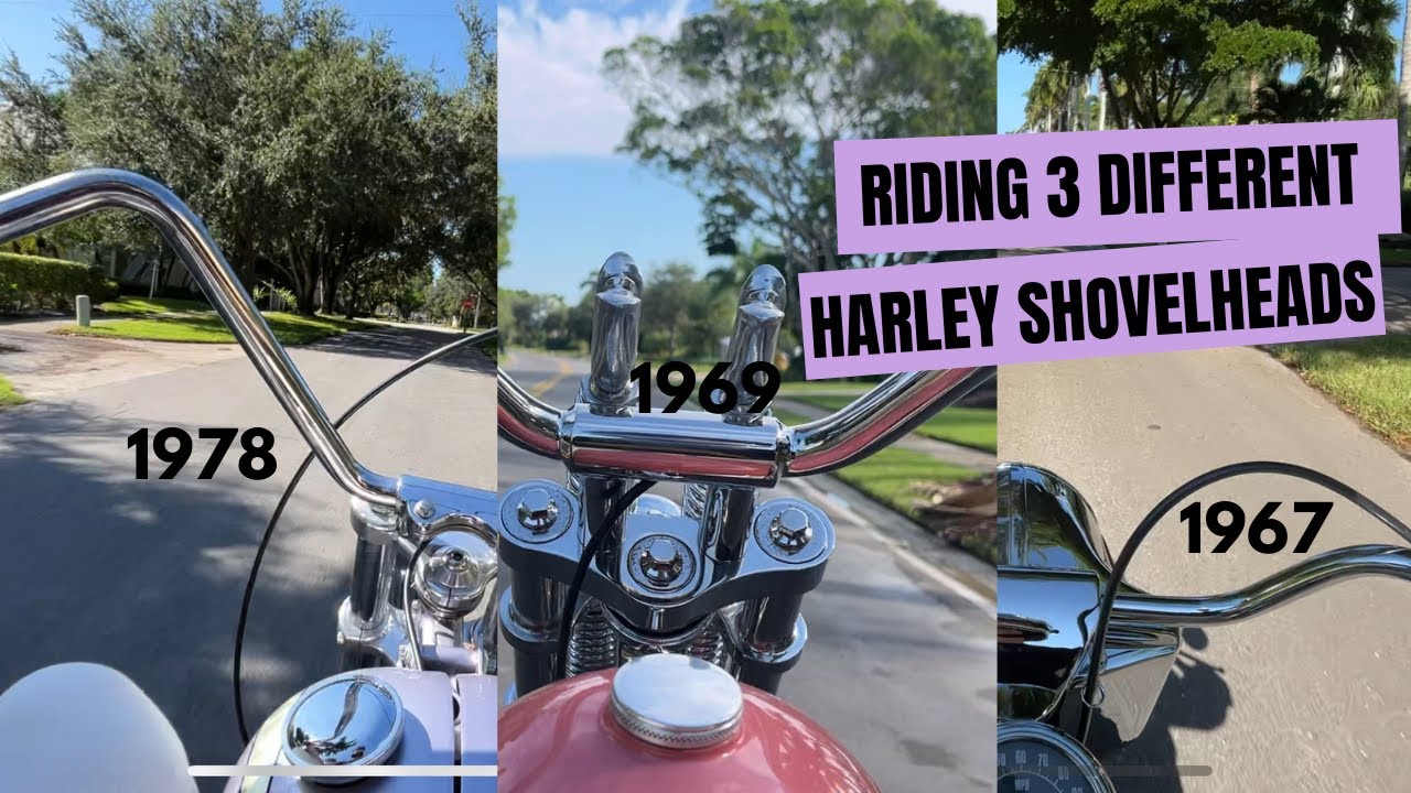 Riding 3 Harley Shovelheads | No music ride to Naples Cars & Coffee