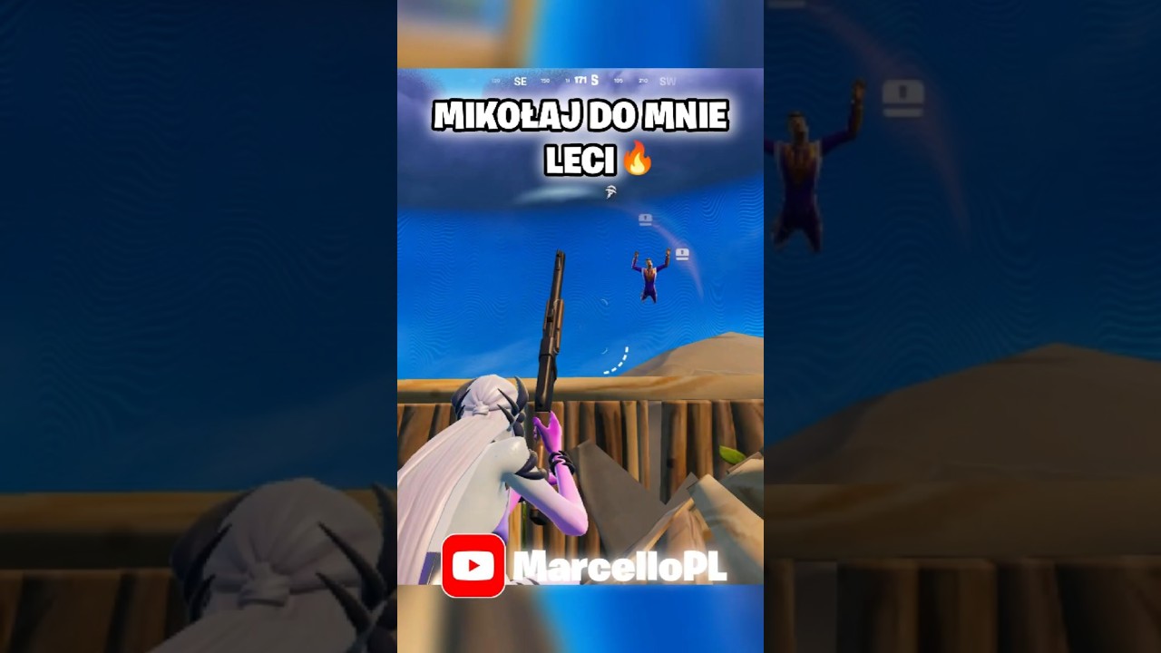 Mikołaj na mnie leci w fortnite🔥 #fortnite #shorts