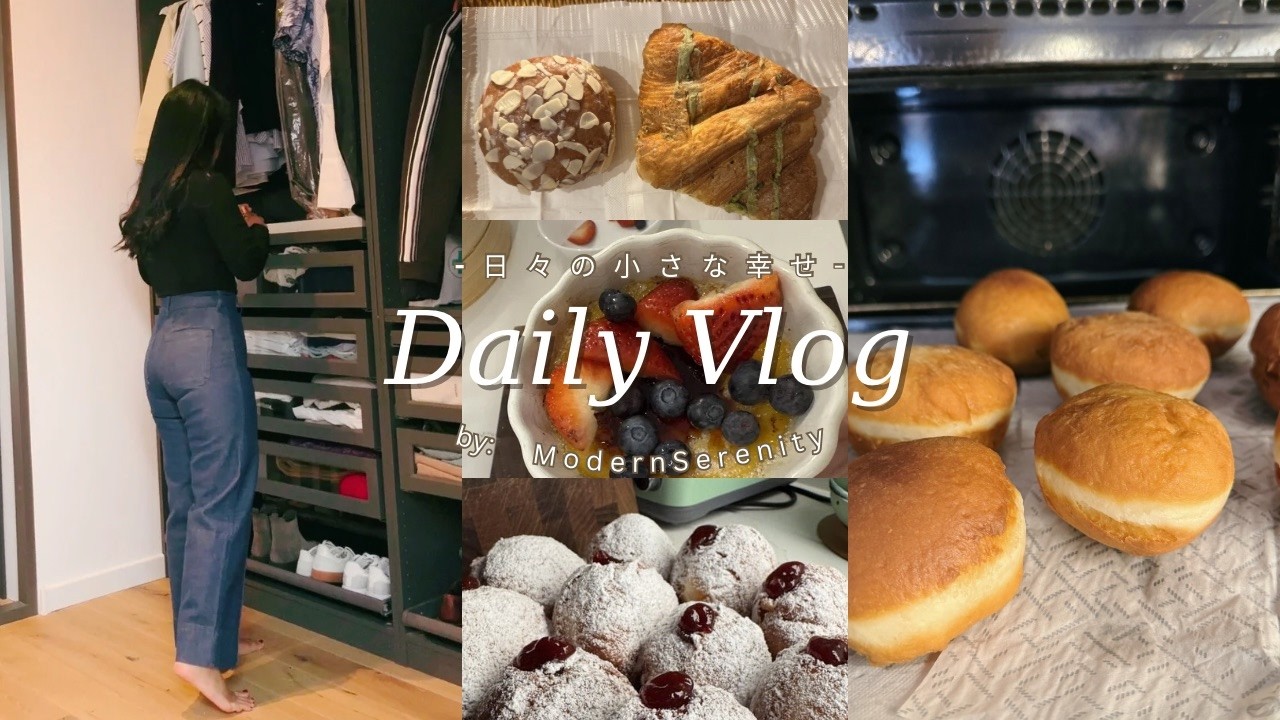 A Cozy Day in Poland: Baking Pączki & Sunday Reset ☁️✨