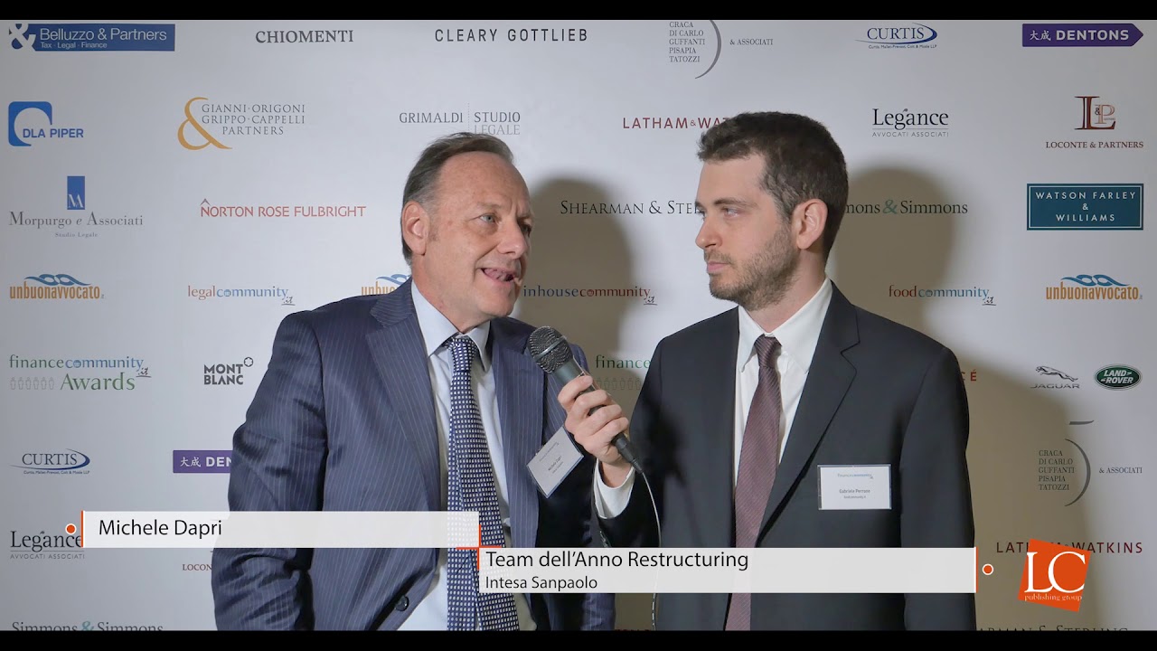 Michele Dapri - Financecommunity Awards 2017 by financecommunity.it