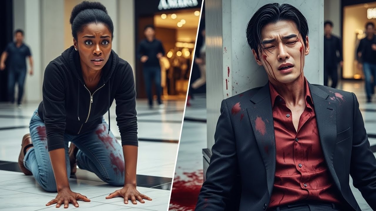 A black lady Risked Everything to Save a Dying Mafia Boss in the mall- she destroyed her reputation