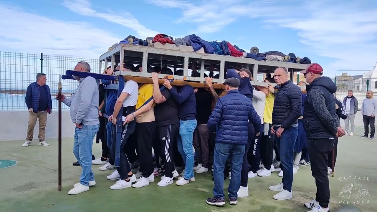 Ensayo cuadrilla Virgen de las Penas (La Palma), Cádiz enero 2025