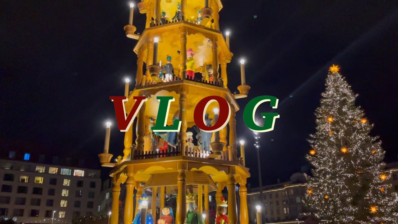 [독일 유학생 vlog✨] 드레스덴 일상 브이로그 | 취소된 드레스덴 크리스마스 마켓☹️, 쇼핑몰 구경하기, 홈베이킹 티라미수 만들기😋, 독일에서 자취하기, 유학생 브이로그