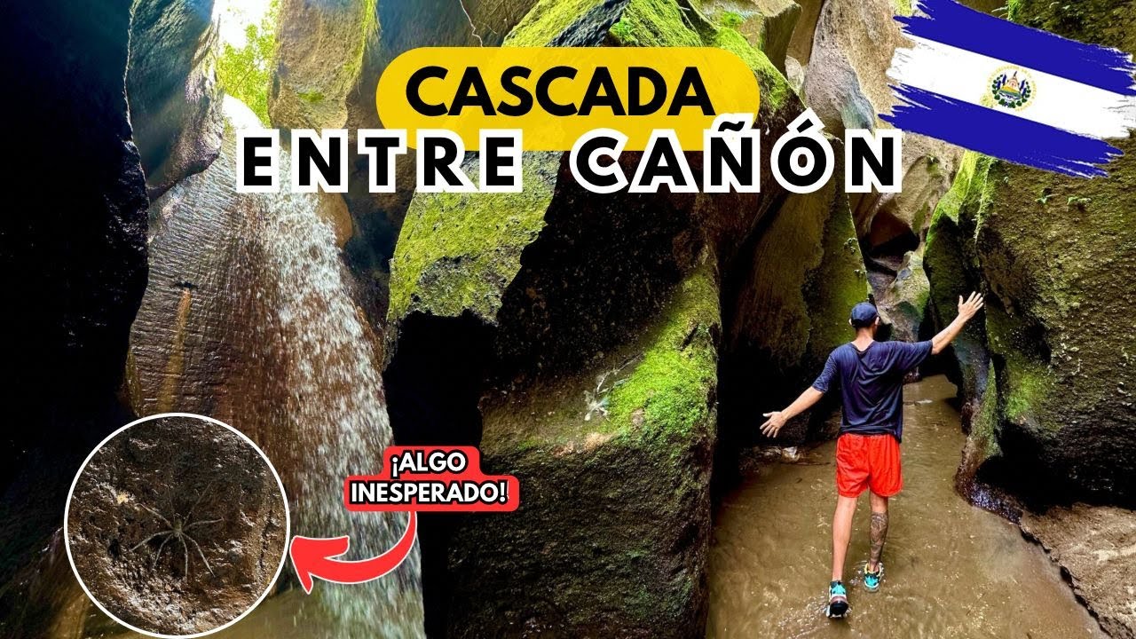 CASCADA ESCONDIDA ENTRE UN CAÑÓN EN EL SALVADOR 😱🇸🇻 en Tonacatepeque Chamulapa🇸🇻