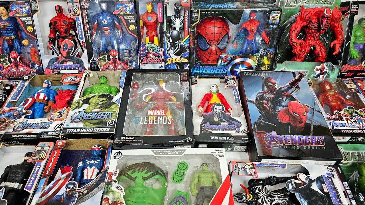 CAPTAIN AMERICA vs HULK vs SPIDERMAN AVENGERS IRONMAN SUPERMAN CARTOON VENOM,FLASH AVENGERS ASSEMBLE