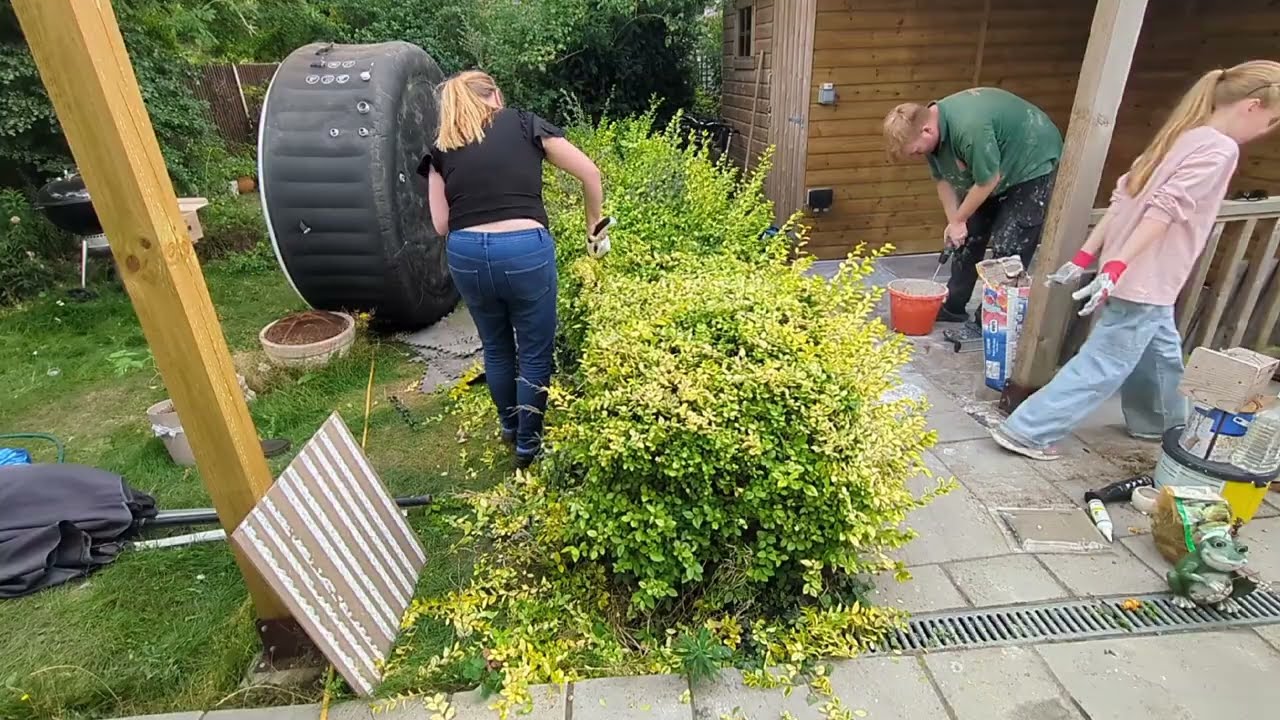 Repotting my fig tree, tiling, garden jobs and trips in Norfolk
