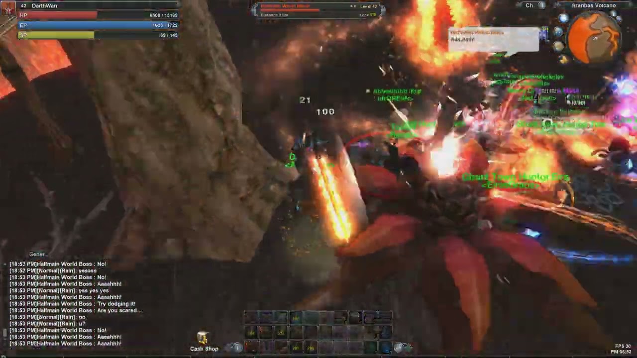 RaiderZ Global: Aranbas Volcano - World Boss Halfmain