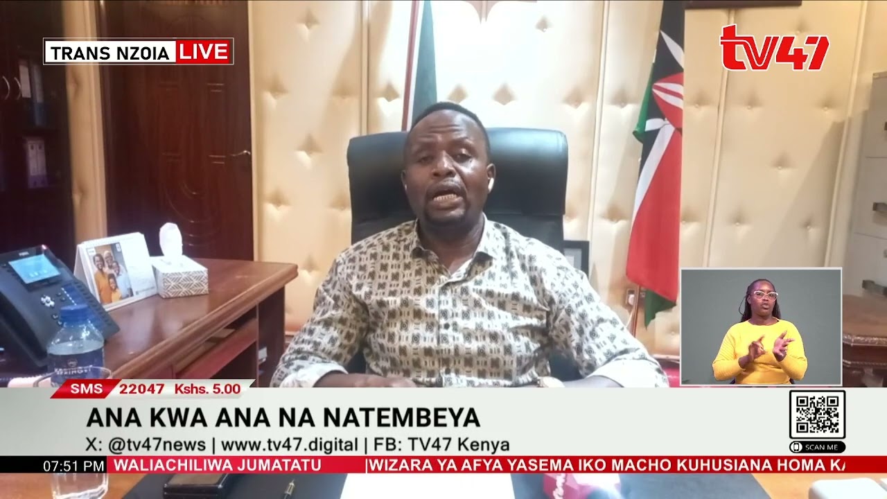 Natembeya: Wale ambao wanataka kunibandua ofisini ndio wanaotekanyara wananchi