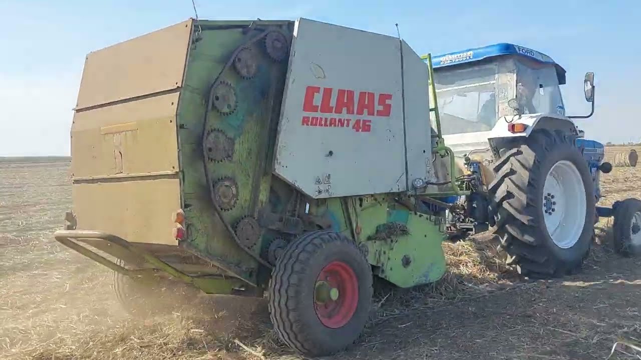 สุดจัด เครื่องอัดใบอ้อย เป็นวงกลมหรือแบบม้วน คลาส 46 แพคคู่ รถไถฟอร์ด Square Balers