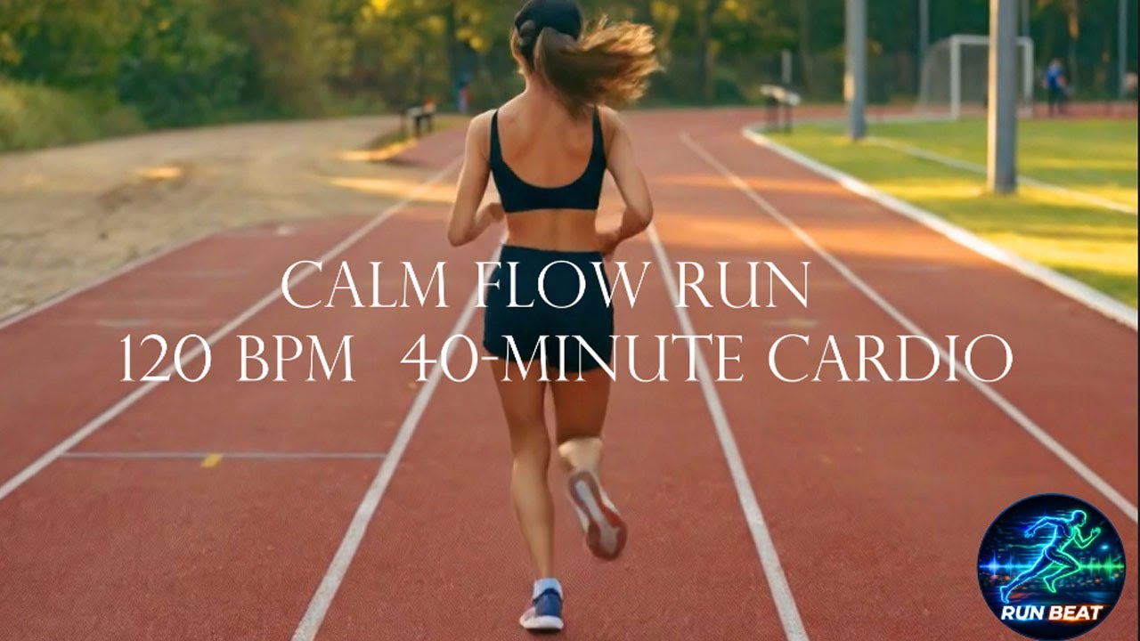 Calm Flow Run | 120 BPM | 40-Minute Cardio