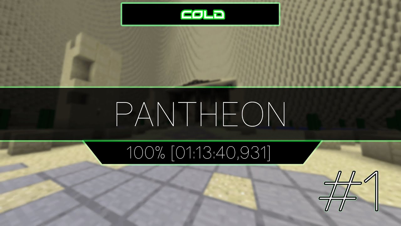 Minecraft speedrun: Pantheon 100% (01:13:40;931) [WR]