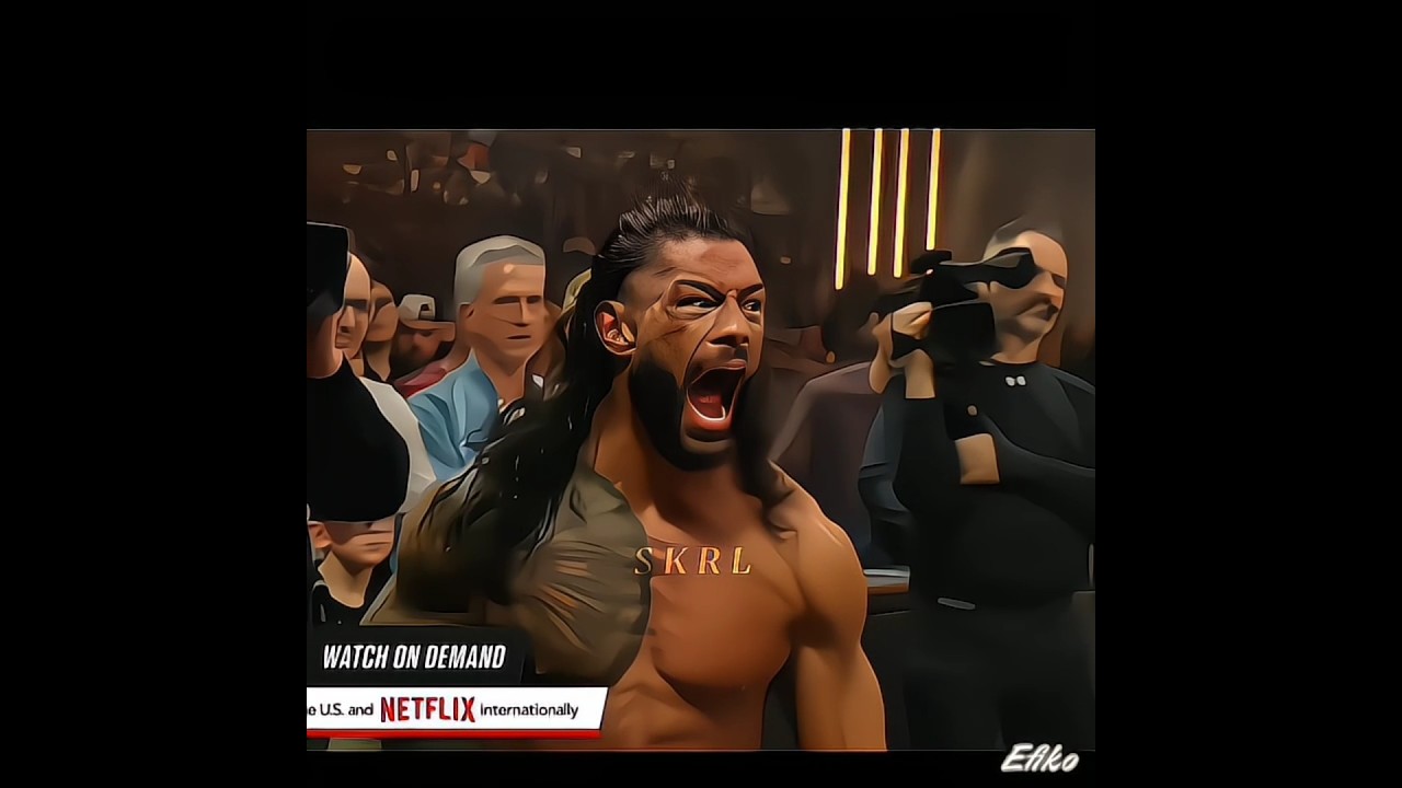 Roman Reigns destroy CM punk and seth rollins At Wrestlemania