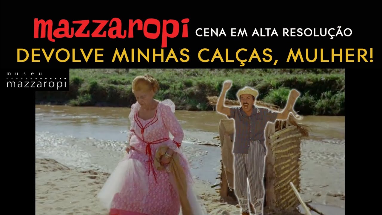 Cenas Mazzaropi - Devolve minhas calças, mulher! (1969)