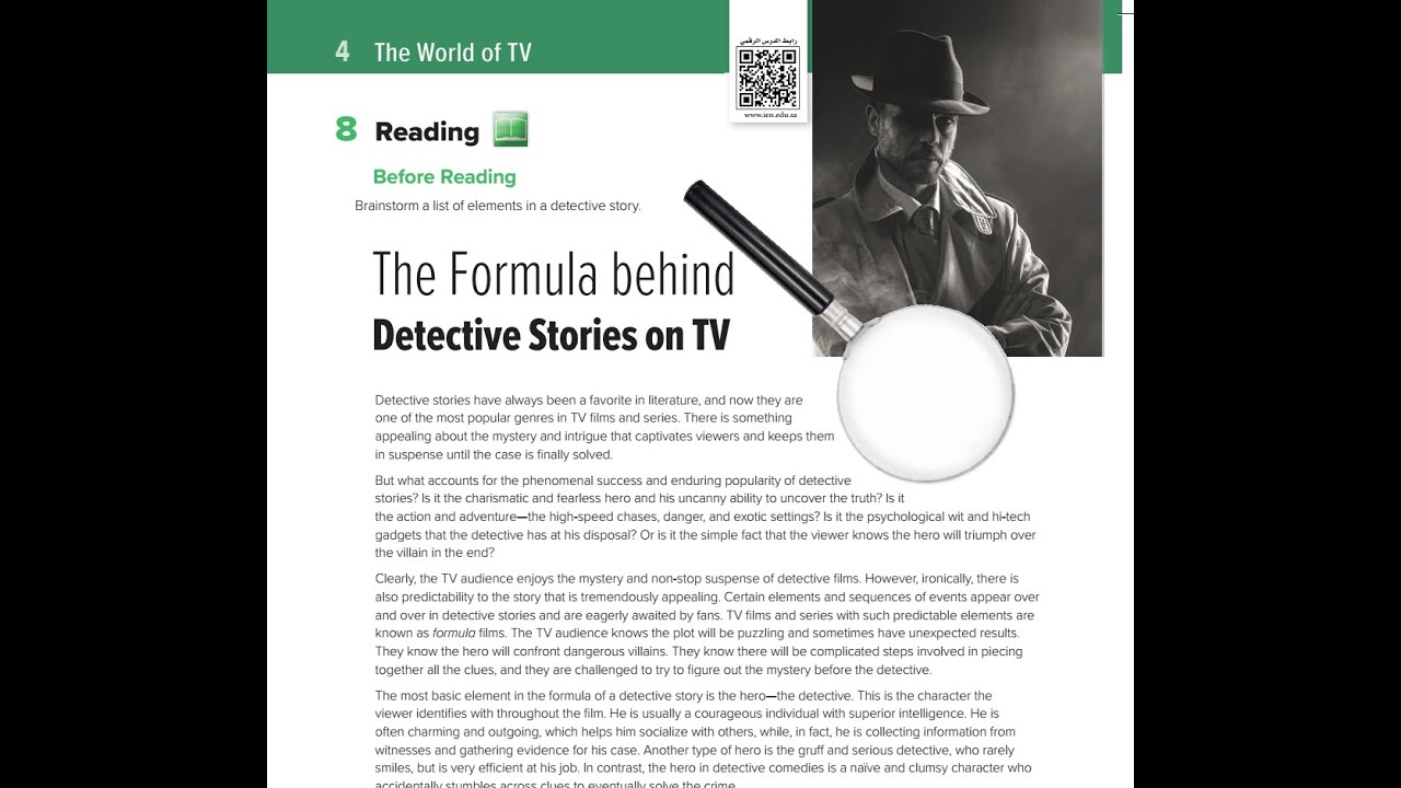 Mega Goal 5  4 The World of TV 8 Reading