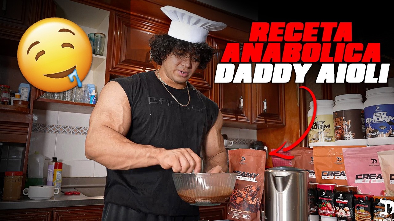 DADDY AIOLI PREPARA SU RECETA FAVORITA & 100% ANABOLICA | PREGUNTAS Y RESPUESTAS CON SALUDO