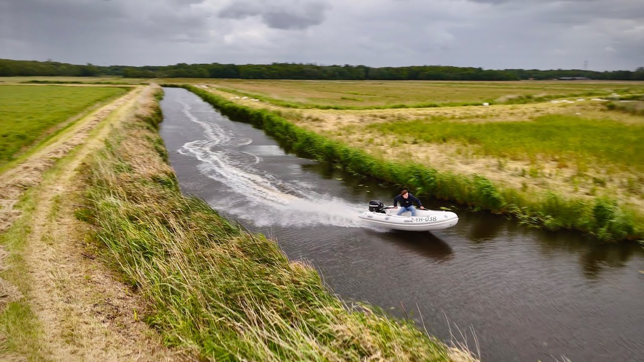 20pk Mercury met 320 rib - Drone video