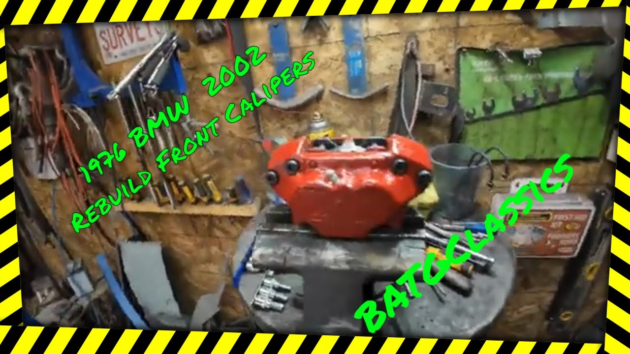 1976 BMW 2002 Rebuild the Front Calipers Episode 21