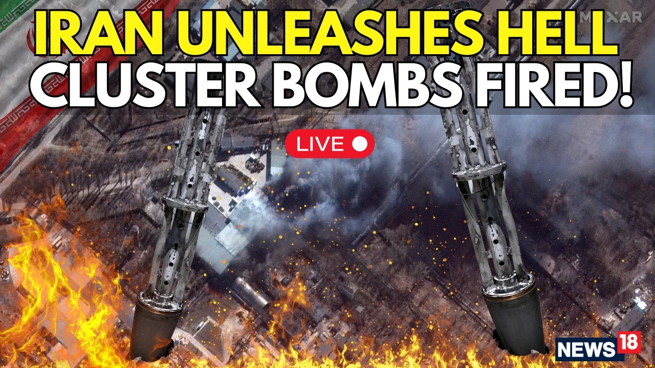 IRAN's MOST DEADLY WEAPON! | LIVE: Iran Fires Cluster Bomb Missiles Against US & Israel | WAR NEWS
