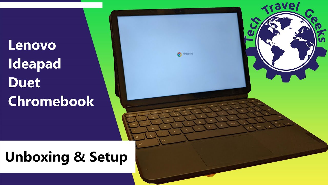 Lenovo Chromebook Duet — распаковка и настройка