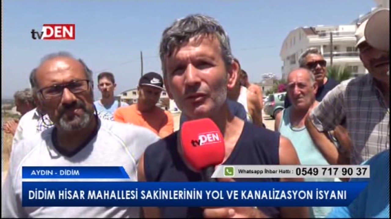 TVDEN - Hisar Mahallesi sakinlerinin yol ve kanalizasyon isyanı