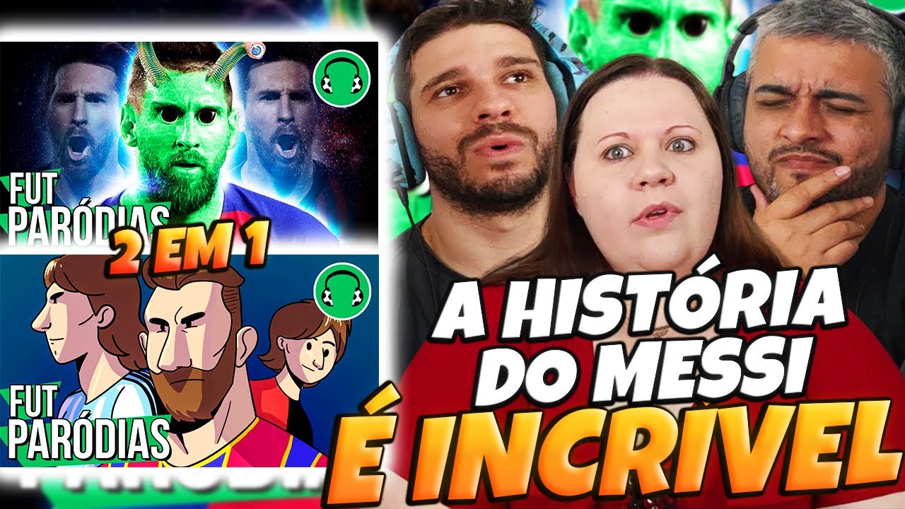 2 EM 1 MESSI | FUTPARODIA | E SE O MESSI FOR MESMO UM ET + A HISTÓRIA DE LIONEL MESSI |FAMILY REACTS