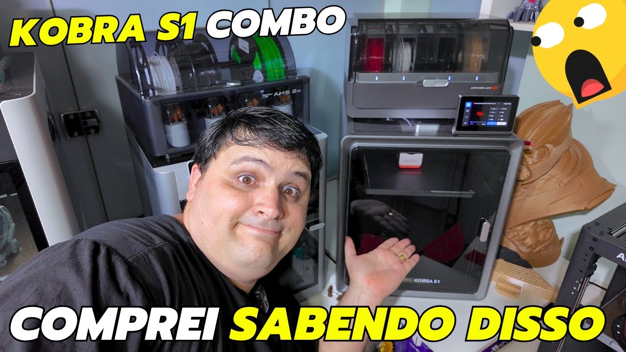 EU JÁ COMPREI SABENDO DISSO - ANYCUBIC KOBRA S1 COMBO VALE A PENA?