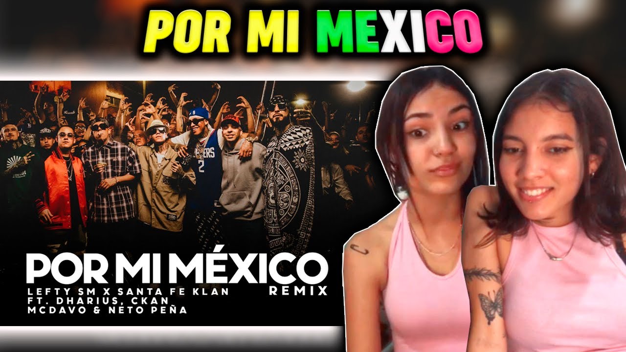CUBANAS REACCIONAN a POR MI MEXICO REMIX Lefty SM, Santa Fe Klan, Dharius, C-Kan, MC Davo