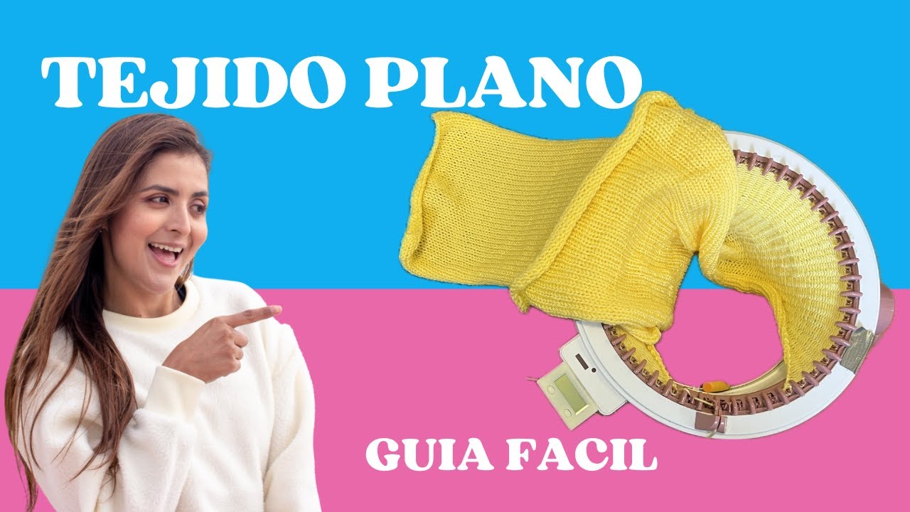 Tejido Plano en Maquina De Tejer Circular