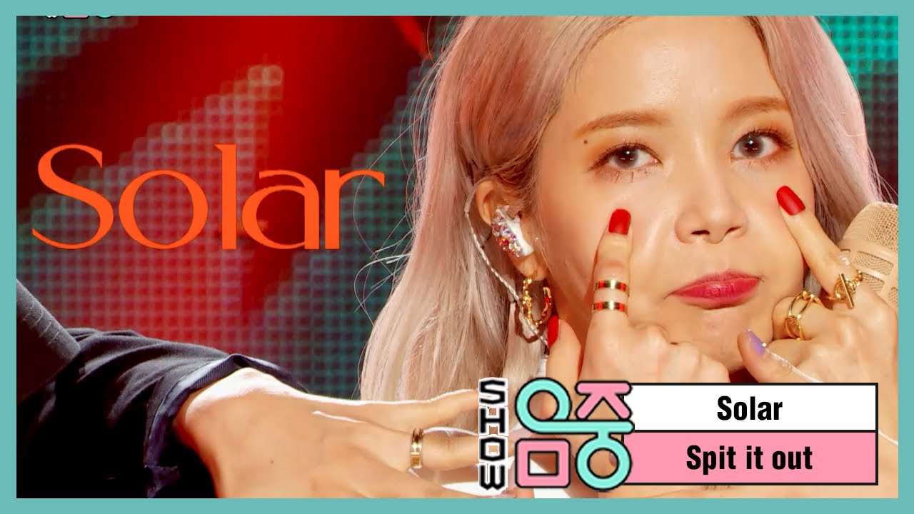 [쇼! 음악중심] 솔라 -뱉어 (Solar -Spit it out) 20200502