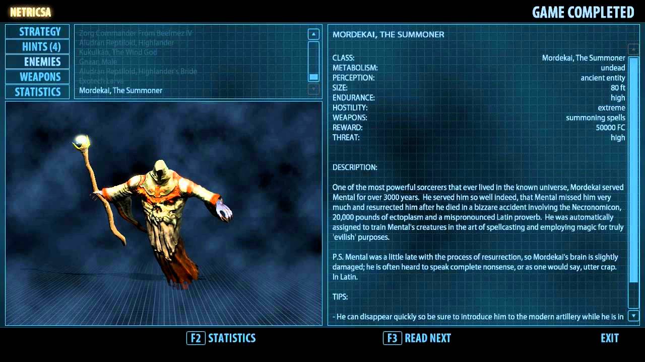 Serious Sam HD  SE   Mordekai fight