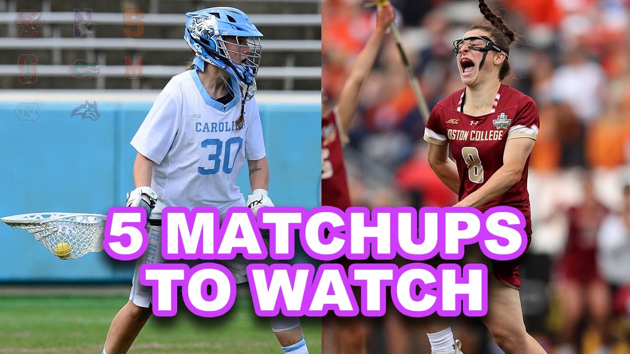 2022 College Women's Lacrosse: TOP 5 MATCHUPS