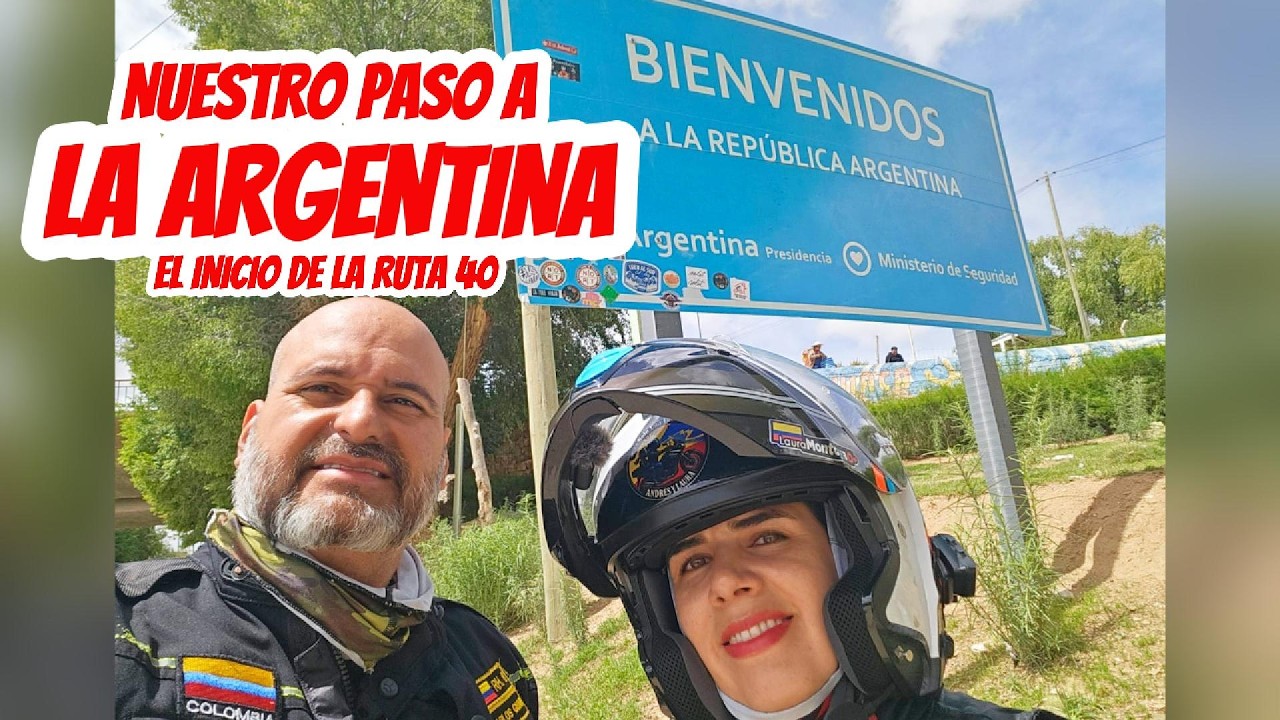 RUTA 40 en Moto. NUESTRO PASO A LA ARGENTINA