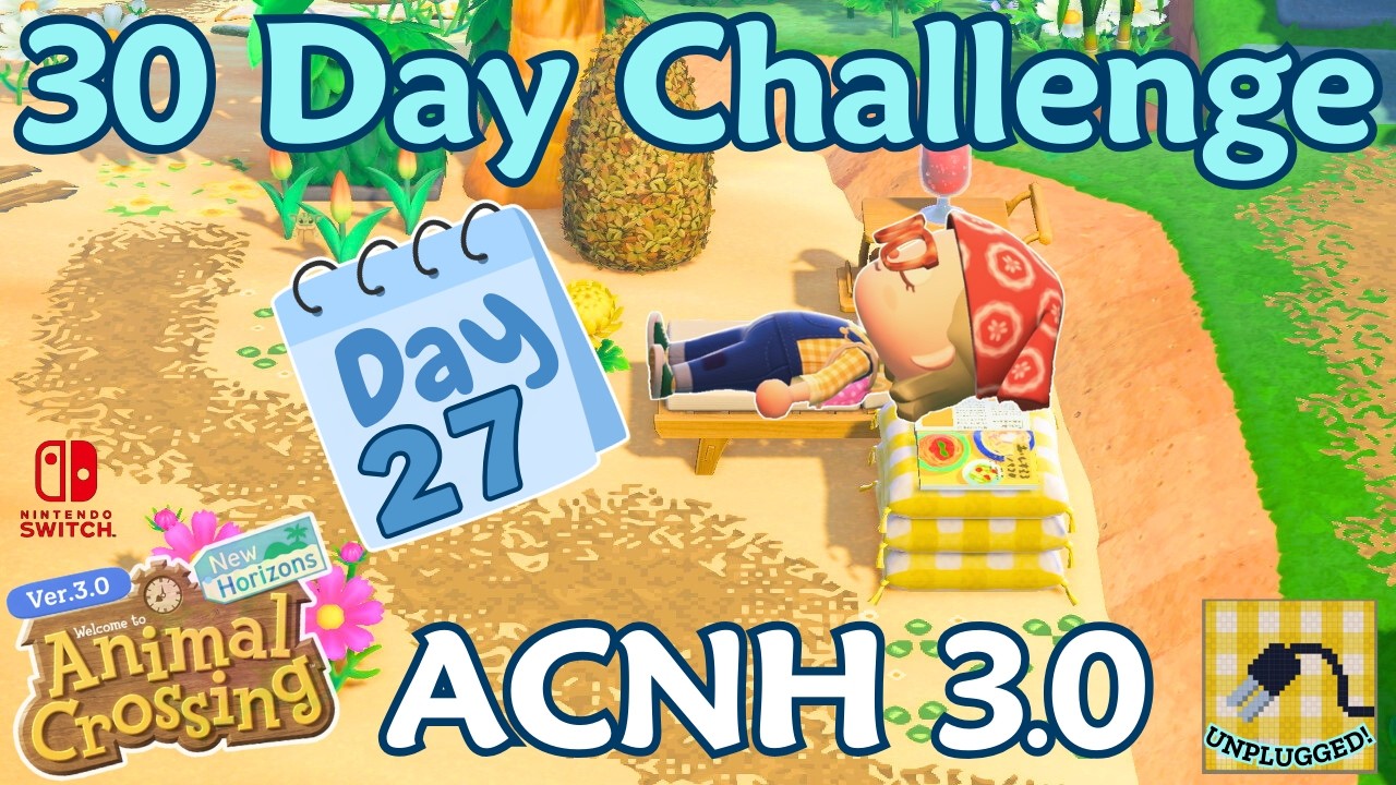 🌴 30 Day ACNH Challenge Day 27 | Beach Filler Ideas for Cozy Islands | New Horizons 3.0 Update