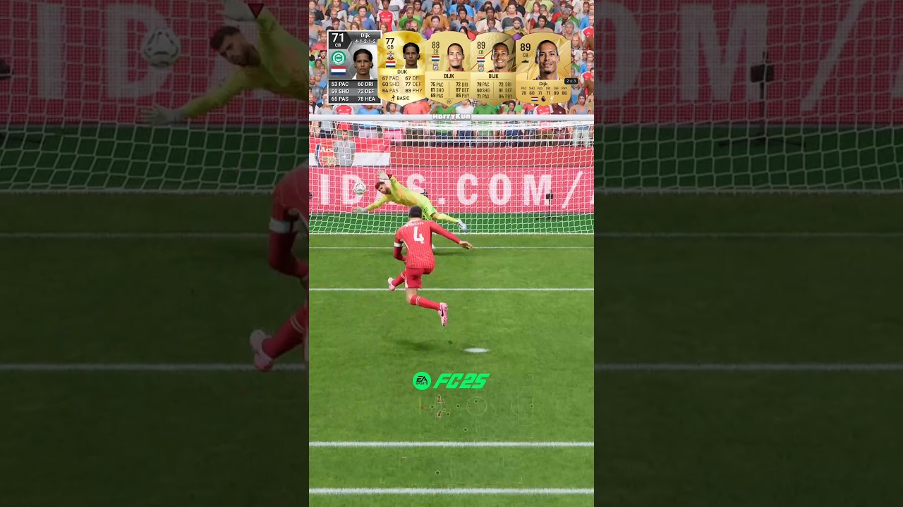 Virgil Van Dijk FIFA Evolution 🤌