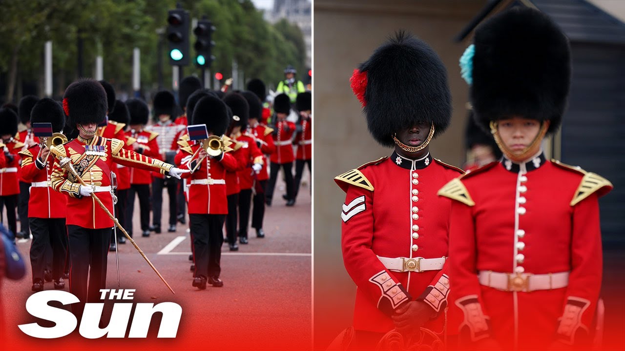 Buckingham Palace guard ceremony returns for the first time since COVID pandemic began