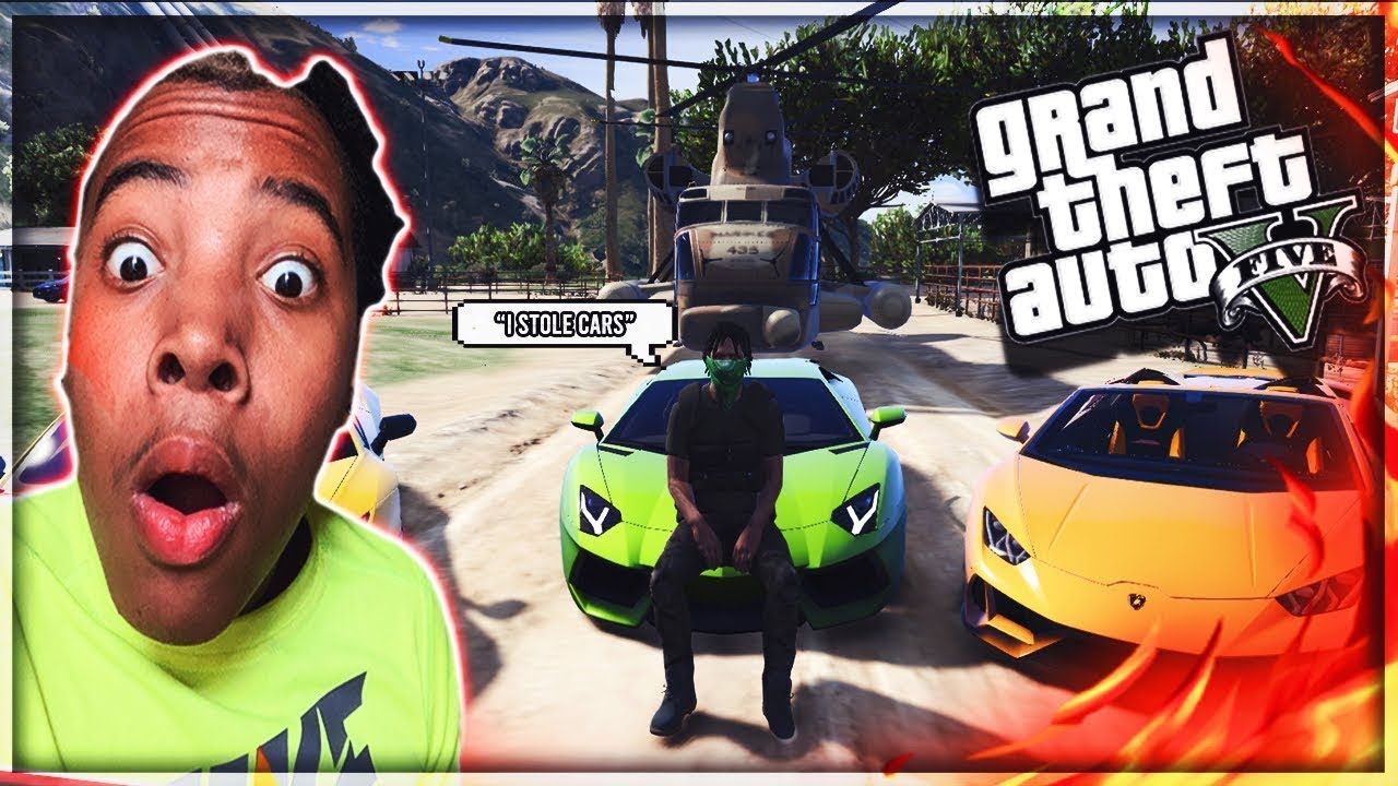 GTA 5 ROLEPLAY-I STOLE MY FRIEND'S LAMBORGHINI(THEY CAME BACK FOR REVENGE!!)