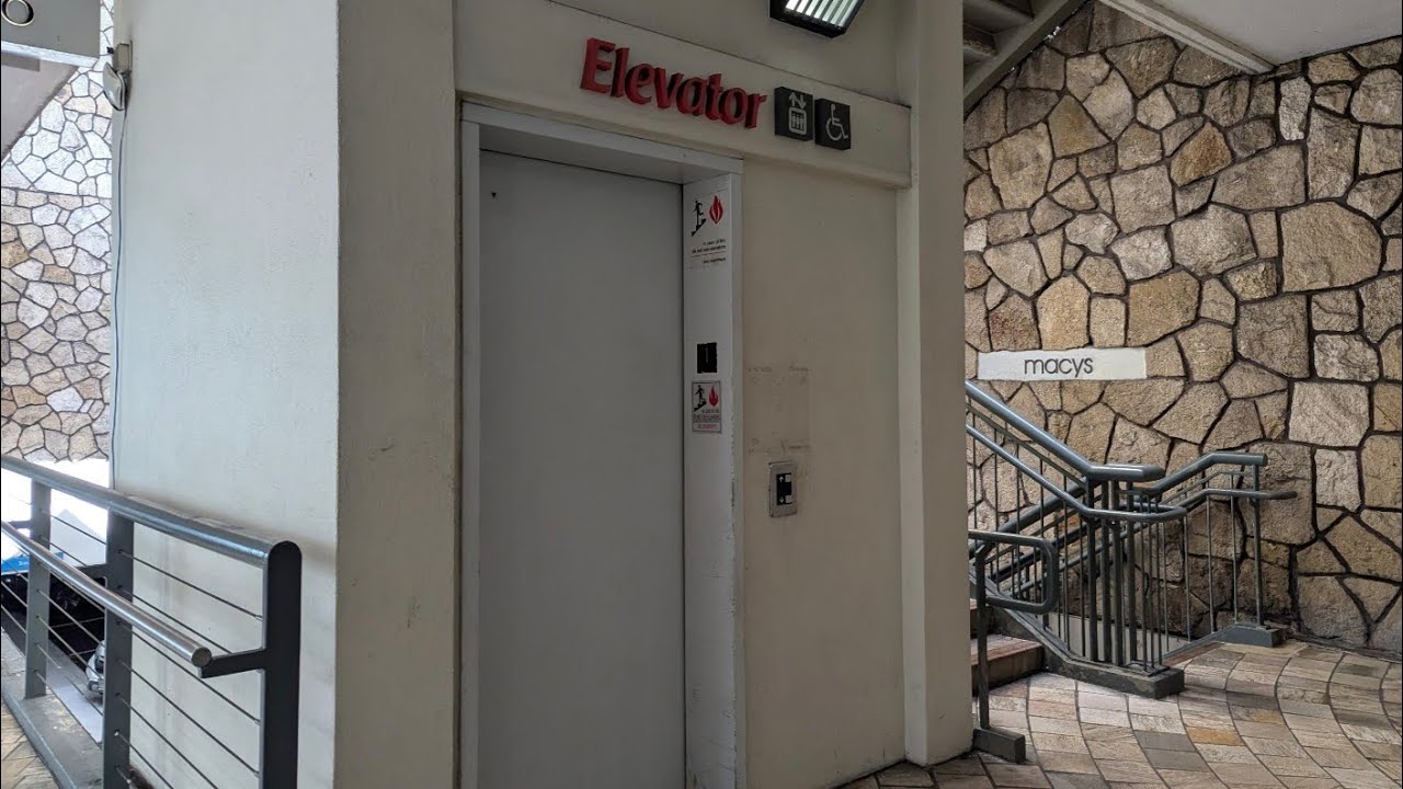OTIS Series 1 Hydraulic Elevator - Ala Moana Center - Honolulu Hawaii