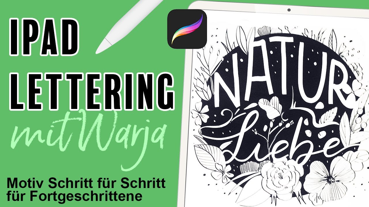 Procreate Lettering Tutorial Deutsch
