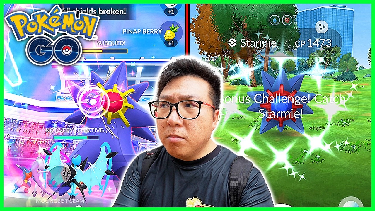 48 Raids for Starmie Super Mega Raid Day in Pokemon GO