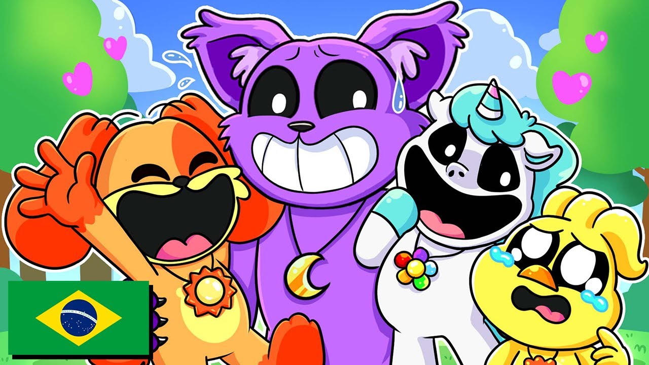 ADOPTADO POR CATNAP?! Poppy Playtime Chapter 3 Animação