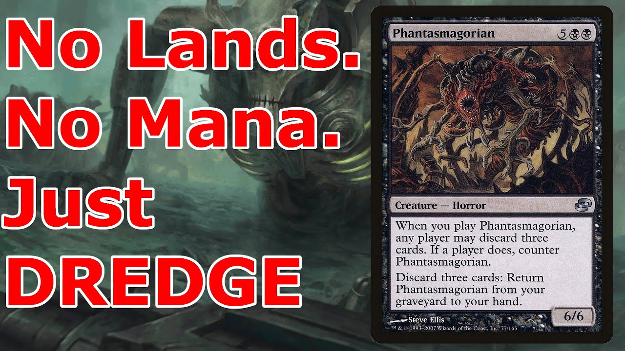 I'LL TAKE THE DRAW!  Legacy Manaless Dredge MTG