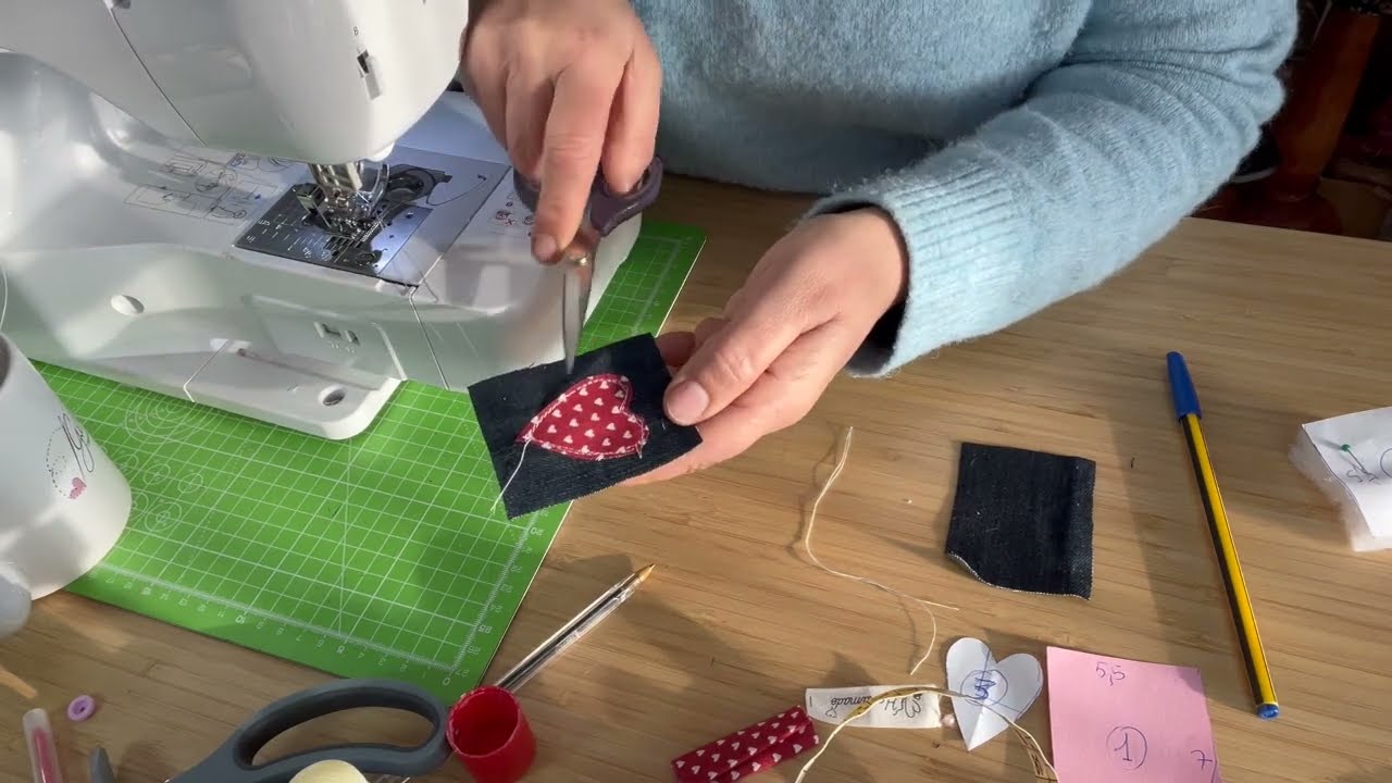 🌹uso vecchio jeans _ PORTACHIAVI con applicazione _ Tutorial cucito creativo susi _  29 gennaio 2025