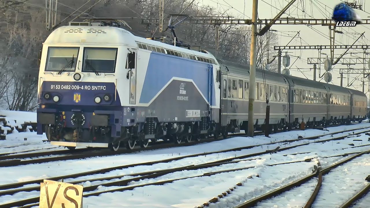 Trenurile Dimineții în Gara Apahida 🚊❄🚄 Morning Trains in Apahida Railway Station - 20 January 2026