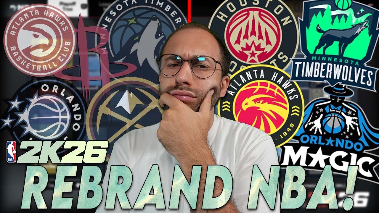 BASTA CON LA NOIA DEI LOGHI NBA MODERNI! 1 REBRAND e 1 REBOOT PER OGNI FRANCHIGIA su NBA2K26!