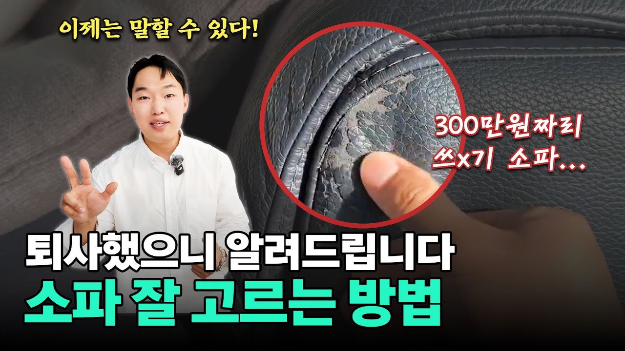 속 시~원하게 말할게요. 업계에서 안알려주는 소파 고르는 방법 | 전직 공간 디자이너가 알려드립니다